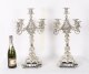 Antique Pair Swedish Five Light Silver Plated Candelabra A.G. Dufva 19th C | Ref. no. A5119 | Regent Antiques