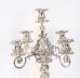 Antique Pair Swedish Five Light Silver Plated Candelabra A.G. Dufva 19th C | Ref. no. A5119 | Regent Antiques