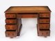 Vintage Flame Mahogany Twin Pedestal Desk 20th C  130x70cm | Ref. no. A5120 | Regent Antiques