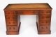 Vintage Flame Mahogany Twin Pedestal Desk 20th C  130x70cm | Ref. no. A5120 | Regent Antiques
