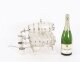 Antique Silver Plated Three Frosted Crystal Barrel Dispensers & Tot Pails 19thC | Ref. no. A5134 | Regent Antiques