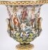 Antique Pair Large Italian Naples Capodimonte Urns / Vases 19th C | Ref. no. A5135 | Regent Antiques