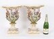 Antique Pair Large Italian Naples Capodimonte Urns / Vases 19th C | Ref. no. A5135 | Regent Antiques