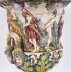 Antique Pair Large Italian Naples Capodimonte Urns / Vases 19th C | Ref. no. A5135 | Regent Antiques