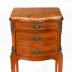 Antique Pair French Louis XV Parquetry Bombe Bedside Cabinets Chests 19th C | Ref. no. A5140 | Regent Antiques