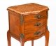 Antique Pair French Louis XV Parquetry Bombe Bedside Cabinets Chests 19th C | Ref. no. A5140 | Regent Antiques