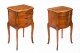 Antique Pair French Louis XV Parquetry Bombe Bedside Cabinets Chests 19th C | Ref. no. A5140 | Regent Antiques