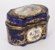 Antique French Cobalt Blue Sevres Porcelain Jewellery Casket 19th C | Ref. no. A5153 | Regent Antiques
