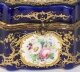 Antique French Cobalt Blue Sevres Porcelain Jewellery Casket 19th C | Ref. no. A5153 | Regent Antiques