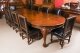 Antique Queen Anne Revival Burr Walnut Dining Table & 10 Chairs 19th C Antique Queen Anne Revival Burr Walnut Dining Table & 10 Chairs 19th C | Ref. no. A5157a | Regent Antiques