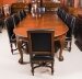 Antique Queen Anne Revival Burr Walnut Dining Table & 10 Chairs 19th C Antique Queen Anne Revival Burr Walnut Dining Table & 10 Chairs 19th C | Ref. no. A5157a | Regent Antiques