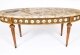 Vintage French Marble Top Giltwood Coffee Table with Limoges Plaques 20th C | Ref. no. A5158 | Regent Antiques