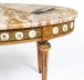 Vintage French Marble Top Giltwood Coffee Table with Limoges Plaques 20th C | Ref. no. A5158 | Regent Antiques