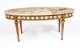 Vintage French Marble Top Giltwood Coffee Table with Limoges Plaques 20th C | Ref. no. A5158 | Regent Antiques