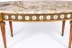 Vintage French Marble Top Giltwood Coffee Table with Limoges Plaques 20th C | Ref. no. A5158 | Regent Antiques