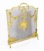 Antique French Floral and Musical Trophy Gilt Bronze Fire Screen 19th Century | Ref. no. A5165 | Regent Antiques
