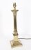 Vintage Pair Bronze Corinthian Column Table Lamps  mid 20th C | Ref. no. A5171b | Regent Antiques