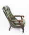 Antique Pair Victorian His & Hers Green Leather Armchairs 19th C | Ref. no. A5177 | Regent Antiques