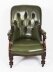 Antique Pair Victorian His & Hers Green Leather Armchairs 19th C | Ref. no. A5177 | Regent Antiques