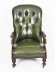 Antique Pair Victorian His & Hers Green Leather Armchairs 19th C | Ref. no. A5177 | Regent Antiques