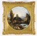 Antique Pair Oil on Board Tondo Landscape Paintings John Bell Mid  19th C | Ref. no. A5179 | Regent Antiques