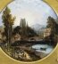 Antique Pair Oil on Board Tondo Landscape Paintings John Bell Mid  19th C | Ref. no. A5179 | Regent Antiques