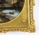 Antique Pair Oil on Board Tondo Landscape Paintings John Bell Mid  19th C | Ref. no. A5179 | Regent Antiques