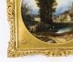 Antique Pair Oil on Board Tondo Landscape Paintings John Bell Mid  19th C | Ref. no. A5179 | Regent Antiques