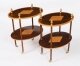 Vintage Pair Flame Mahogany & Satin Wood Etagere Occasional Tables 20th C | Ref. no. A5184 | Regent Antiques