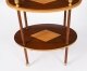 Vintage Pair Flame Mahogany & Satin Wood Etagere Occasional Tables 20th C | Ref. no. A5184 | Regent Antiques