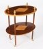 Vintage Pair Flame Mahogany & Satin Wood Etagere Occasional Tables 20th C | Ref. no. A5184 | Regent Antiques