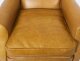 Antique English Art Deco Club Leather Armchair Caramel Tan, Circa 1930 | Ref. no. A5185 | Regent Antiques
