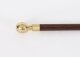 Vintage English Brass Topped Walking Stick Compass Flask Mid 20th C 88cm 34 inch | Ref. no. A5187a | Regent Antiques