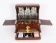 Antique Satin Wood Inlaid Three Cut Crystal Decanter Tantalus & Games 19th C | Ref. no. A5192 | Regent Antiques