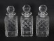 Antique Satin Wood Inlaid Three Cut Crystal Decanter Tantalus & Games 19th C | Ref. no. A5192 | Regent Antiques