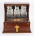Antique Satin Wood Inlaid Three Cut Crystal Decanter Tantalus & Games 19th C | Ref. no. A5192 | Regent Antiques