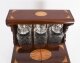 Antique Satin Wood Inlaid Three Cut Crystal Decanter Tantalus & Games 19th C | Ref. no. A5192 | Regent Antiques