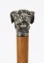 Antique Dogs Head Sliver Plated Handled Walking Stick Cane 19thC 94cm / 37 inch | Ref. no. A5201 | Regent Antiques