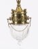 Antique Edwardian Pair Brass & Cut Crystal Ceiling Lights Circa 1900 | Ref. no. A5204a | Regent Antiques