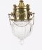 Antique Edwardian Brass & Cut Crystal Ceiling Light Circa 1900 | Ref. no. A5204b | Regent Antiques