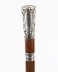 Antique English Silvered Bronze Malacca Sword Stick / Walking Cane 19thC | Ref. no. A5209 | Regent Antiques