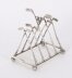 Antique Sterling Silver Letter Toast Rack Crossed Golf Clubs Birmingham 1908 | Ref. no. A5218 | Regent Antiques