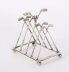 Antique Sterling Silver Letter Toast Rack Crossed Golf Clubs Birmingham 1908 | Ref. no. A5218 | Regent Antiques
