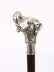 Antique Sterling Silver Elephant Walking Cane Stick 19th C 94cm/37inches | Ref. no. A5219 | Regent Antiques