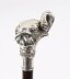 Antique Sterling Silver Elephant Walking Cane Stick 19th C 94cm/37inches | Ref. no. A5219 | Regent Antiques
