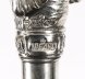 Antique Sterling Silver Elephant Walking Cane Stick 19th C 94cm/37inches | Ref. no. A5219 | Regent Antiques