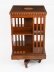 Antique Edwardian Flame Mahogany & Inlaid Revolving Bookcase Circa 1900 | Ref. no. A5225 | Regent Antiques