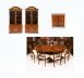Vintage Dining Suite Jupe Table 12 Chairs 2 Bookcases & Chiffonier Harrods 20thC | Ref. no. A5229X | Regent Antiques