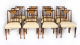 Vintage 7ft6" diameter Flame Mahogany Jupe Dining Table 12 chairs Harrods 20th C | Ref. no. A5229a | Regent Antiques