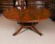 Vintage 7ft6" diameter Flame Mahogany Jupe Dining Table 12 chairs Harrods 20th C | Ref. no. A5229a | Regent Antiques